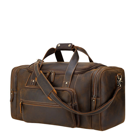 Funki Findz | Bags | Travel Bags | Men's Leather Overnight Bag