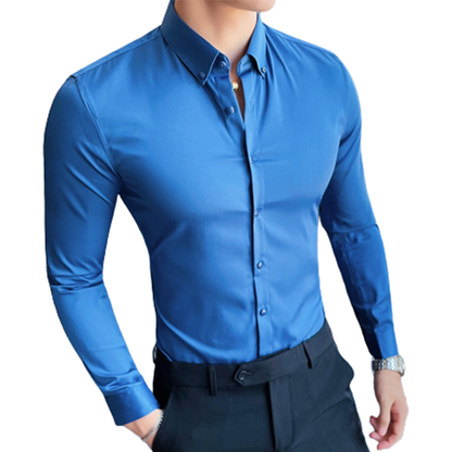 Funki Findz | Shirts | Men's Slim Fit British Style Dress Shirt 7XL