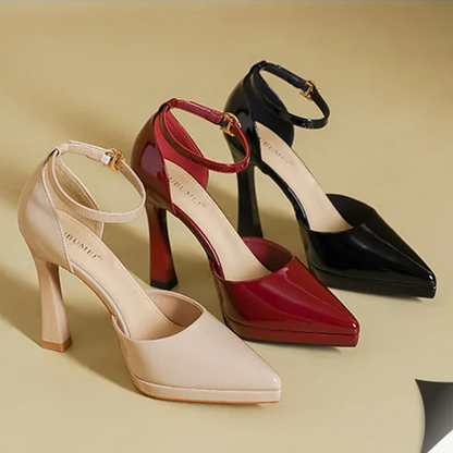 Funki Findz | Shoes | Women's Patent Leather Pointed Toe heels