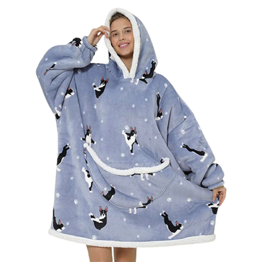 Funki Findz | Oodies | Unisex Soft Animal Print Hoodie Blanket