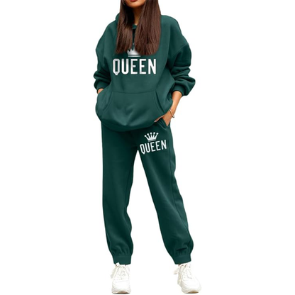 Funki Findz | Activewear | Women's Queen Hooded Sweat Suit