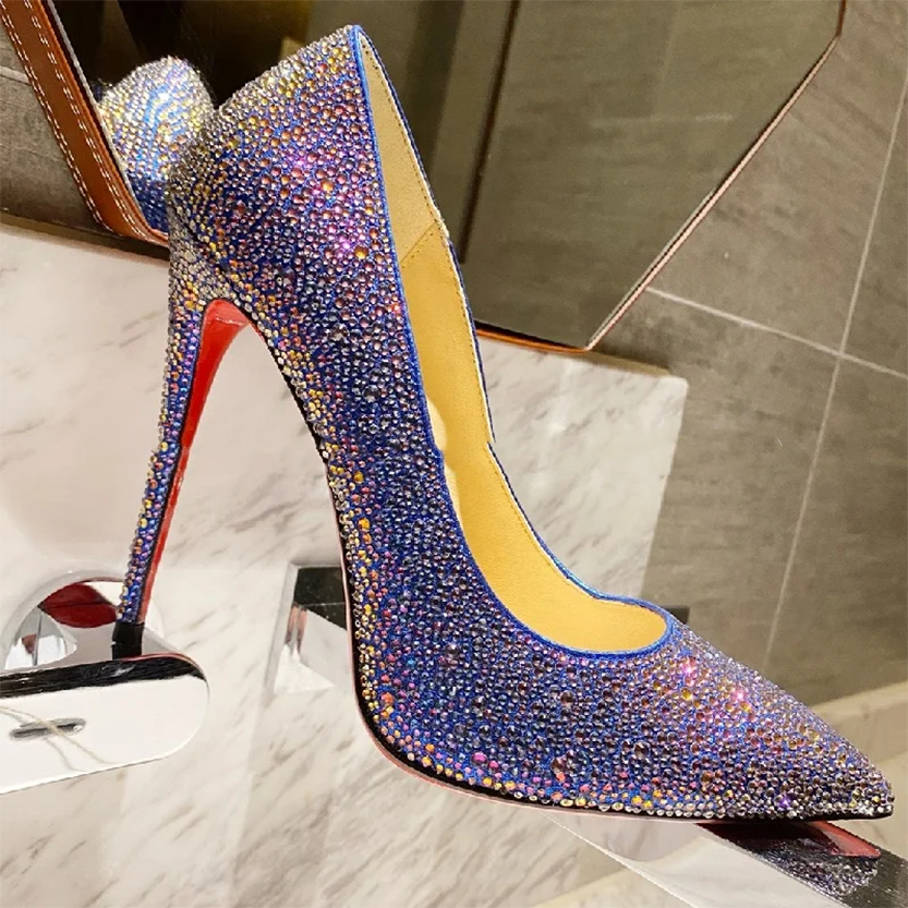 Funki Findz | Shoes | Women's Luxury Rhinestone Wedding Shoe