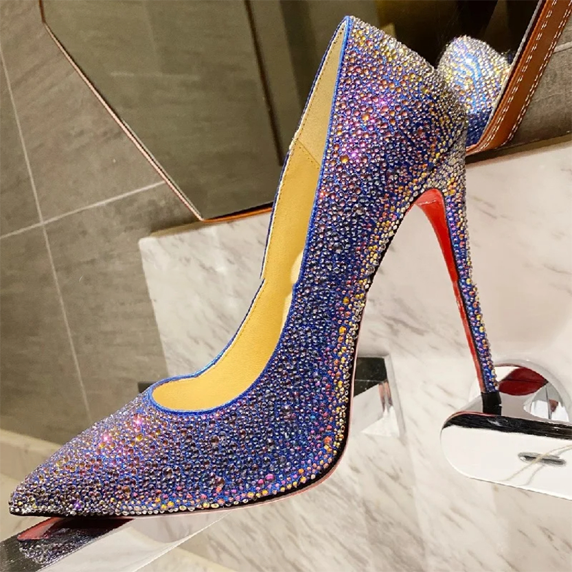 Funki Findz | Shoes | Women's Luxury Rhinestone Wedding Shoe