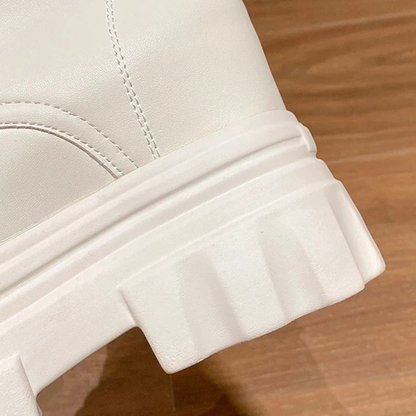 Funki Findz | Boots | Women's Gothic Round Toe Chunky Boots