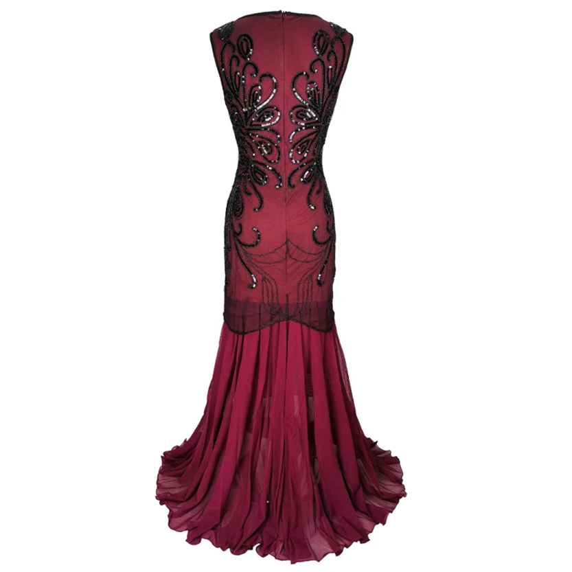 Funki Findz | Dresses | Women's Vintage Chiffon Mermaid Dress