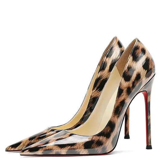 Funki Findz | Shoes | Women's Patent Leather Leopard Stilettos