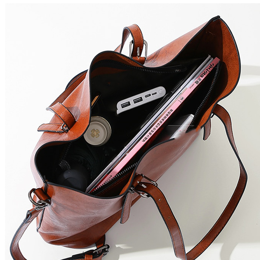 Funki Findz | Bags | Handbags | Women's Soft Leather Tote Bag
