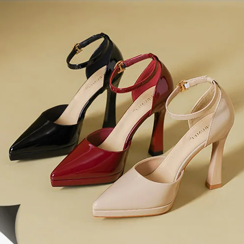 Funki Findz | Shoes | Women's Patent Leather Pointed Toe heels