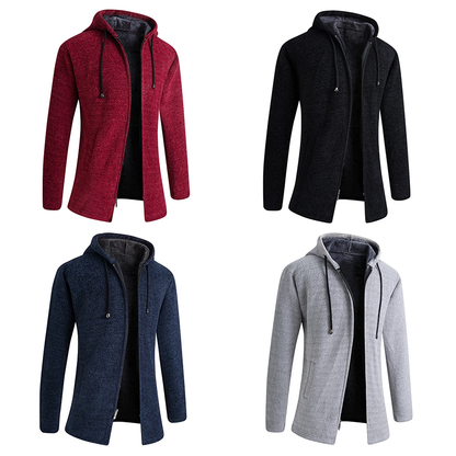 Funki Findz | Jackets | Men's Cashmere Zip Up Hooded Sweater
