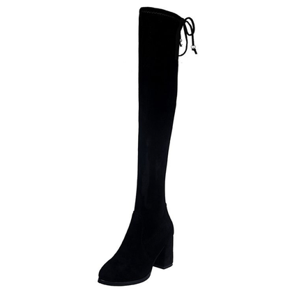 Funki Findz | Boots | Women's Thigh High Block Heel Boots 4|6|8
