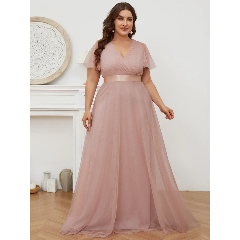 Funki Findz | Dresses | Women's Plus Size Long Evening Dress