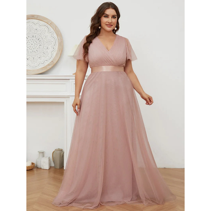 Funki Findz | Dresses | Women's Plus Size Long Evening Dress