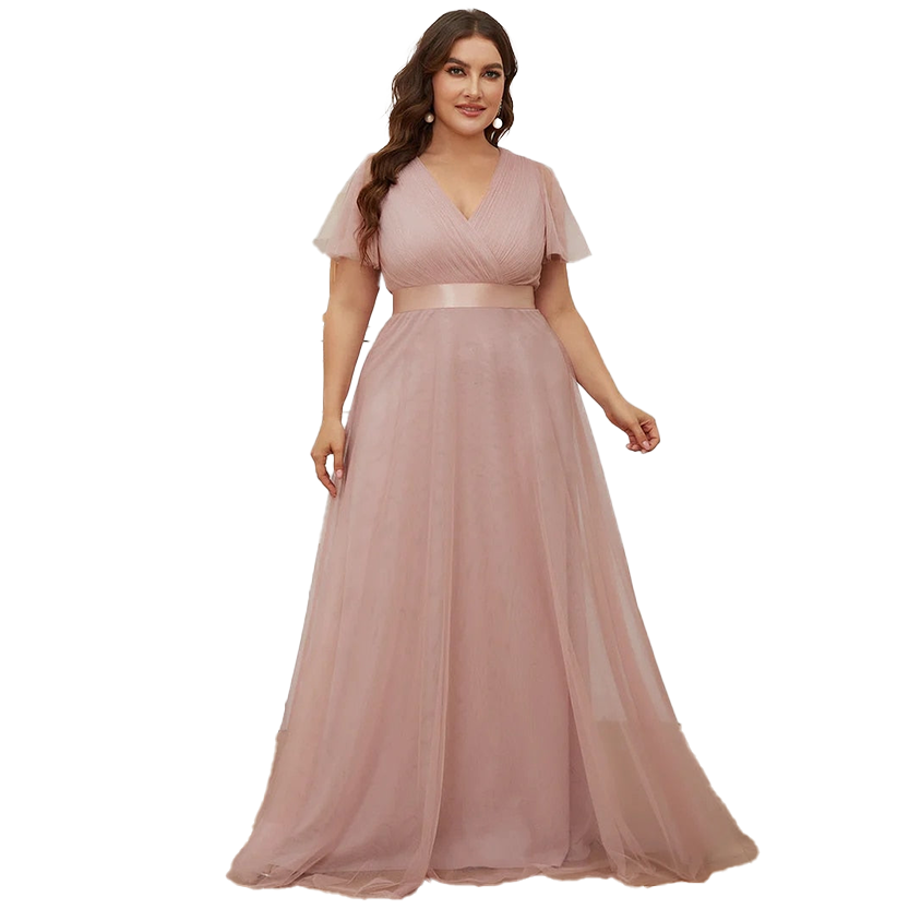 Funki Findz | Dresses | Women's Plus Size Long Evening Dress