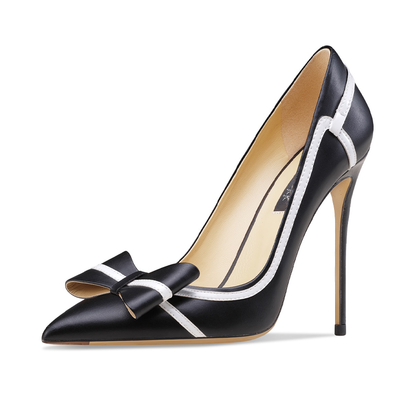 Funki Findz | Shoes | Women's Leather Butterfly-Knot Stilettos