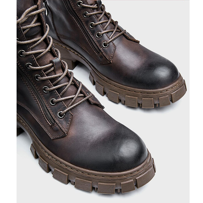 Funki Findz | Boots | Men's Rustic Vintage Leather Ankle Boot