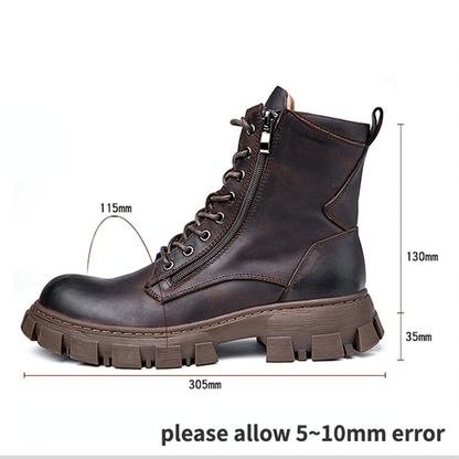 Funki Findz | Boots | Men's Rustic Vintage Leather Ankle Boot