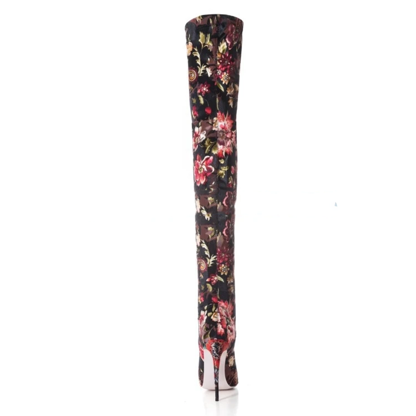 Funki Findz | Boots | Women's Over Knee Stretch Stiletto Boots