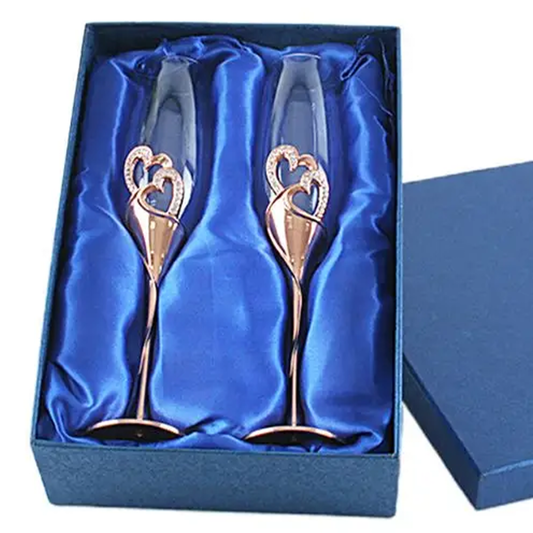 Funki Findz | Glasses | Wedding Champagne Glasses | Toast x 2