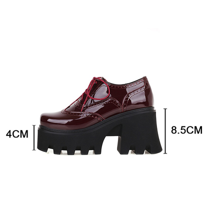 Funki Findz | Shoes | Women's British Walker Patent Platforms
