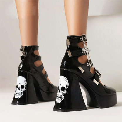 Funki Findz | Shoes | Women's Gothic Punk Mary Jane Platforms