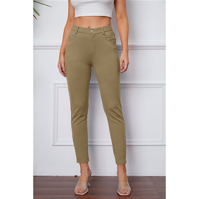 Funki Findz | Pants | Women's Stretchy 3/4 Cropped Pants