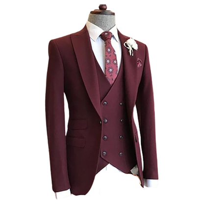 Funki Findz | Suits | Men's 3 Pcs Tailored Double Breasted Suit