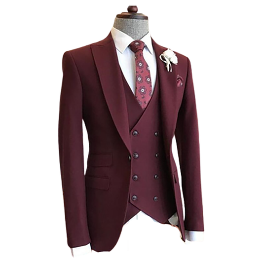 Funki Findz | Suits | Men's 3 Pcs Tailored Double Breasted Suit