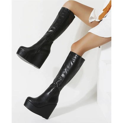 Funki Findz | Boots | Women's High Luxury Gothic Platform Boots