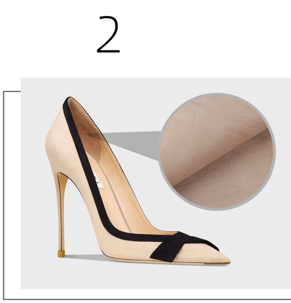 Funki Findz | Shoes | Women's Luxury Leather Bow Knot Stilettos