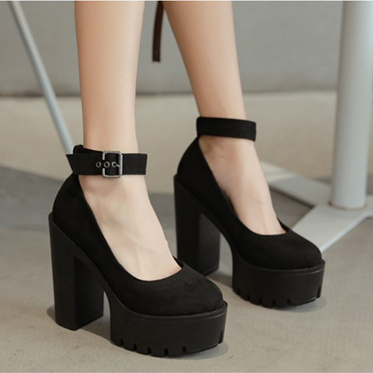 Funki Findz | Shoes | Women's High Buckle Strap Lolita Platforms