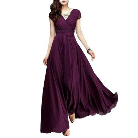 Funki Findz | Dresses | Women's High Waist Maxi Evening Dress