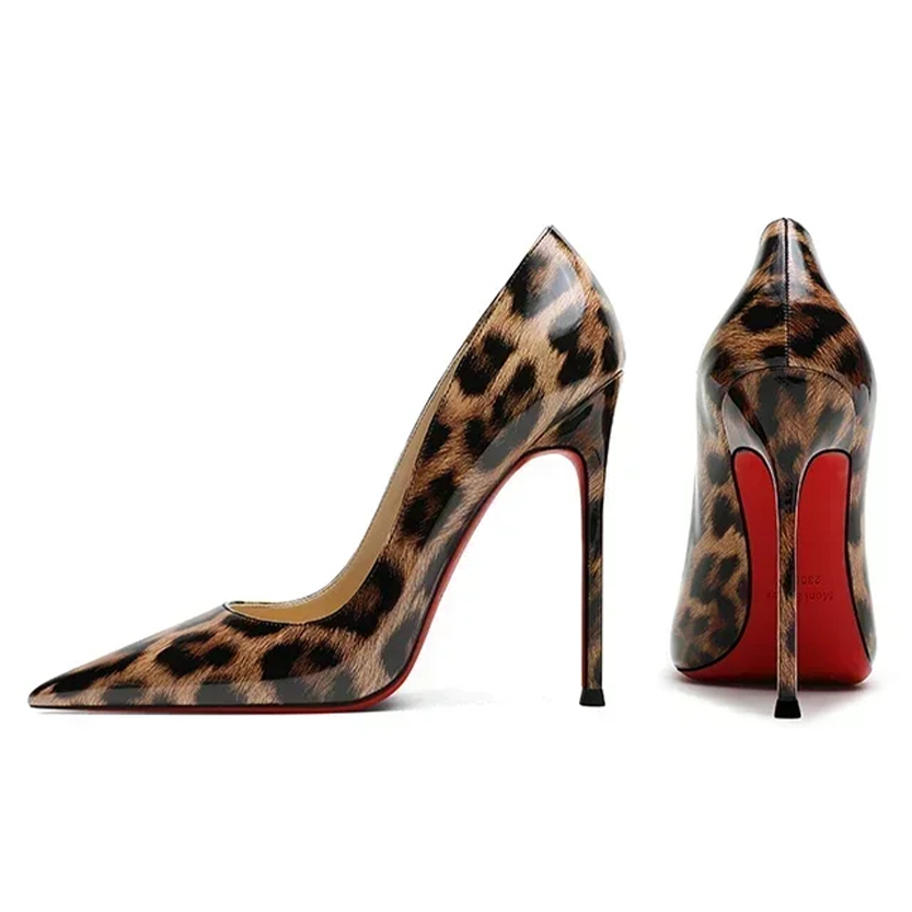 Funki Findz | Shoes | Women's Patent Leather Leopard Stilettos