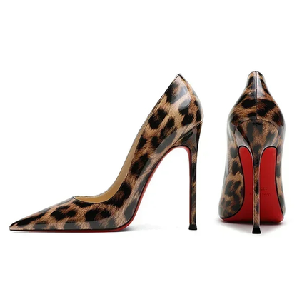 Funki Findz | Shoes | Women's Patent Leather Leopard Stilettos