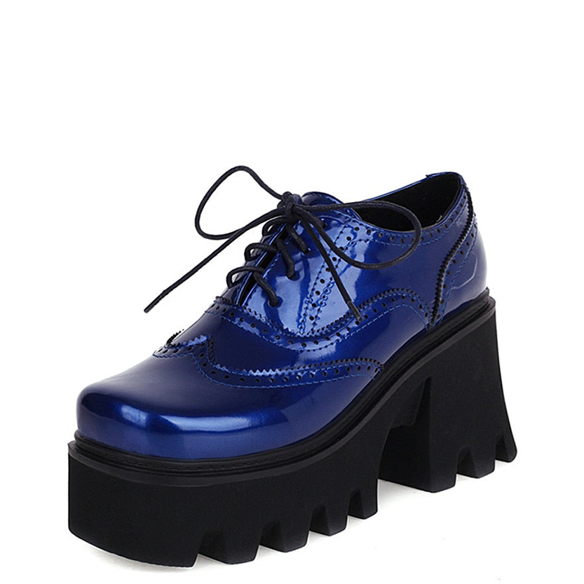 Funki Findz | Shoes | Women's British Walker Patent Platforms