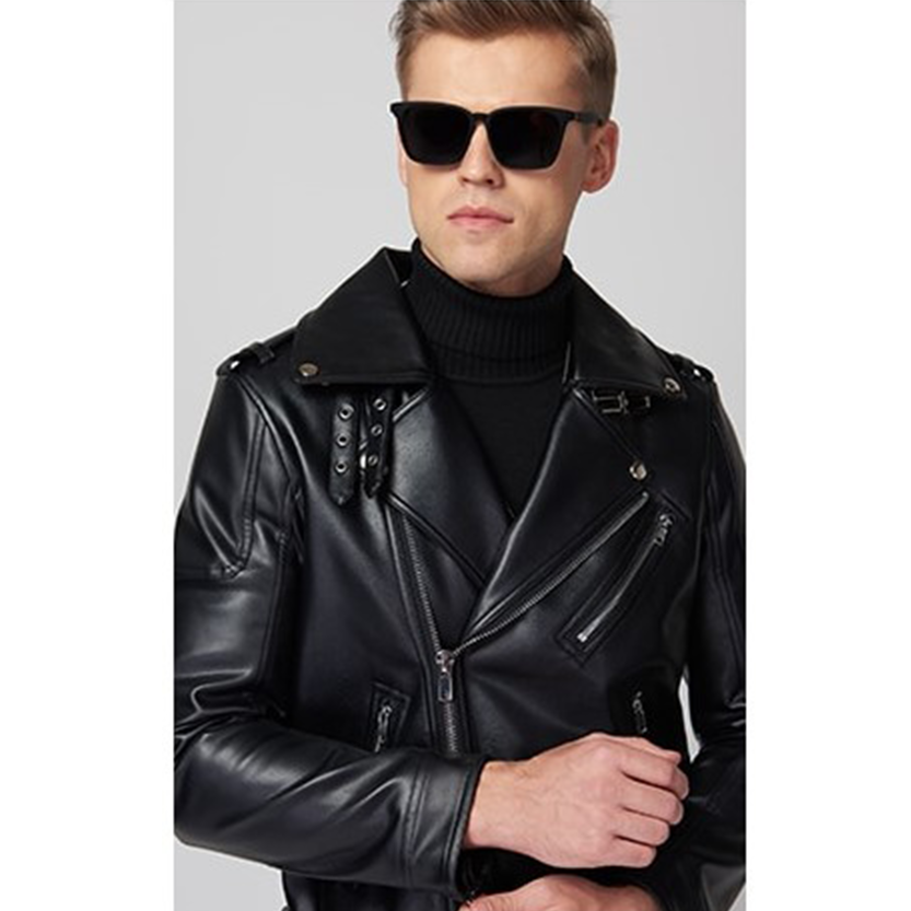 Funki Findz | Jackets | Men's Stylish Faux Leather Biker Jacket