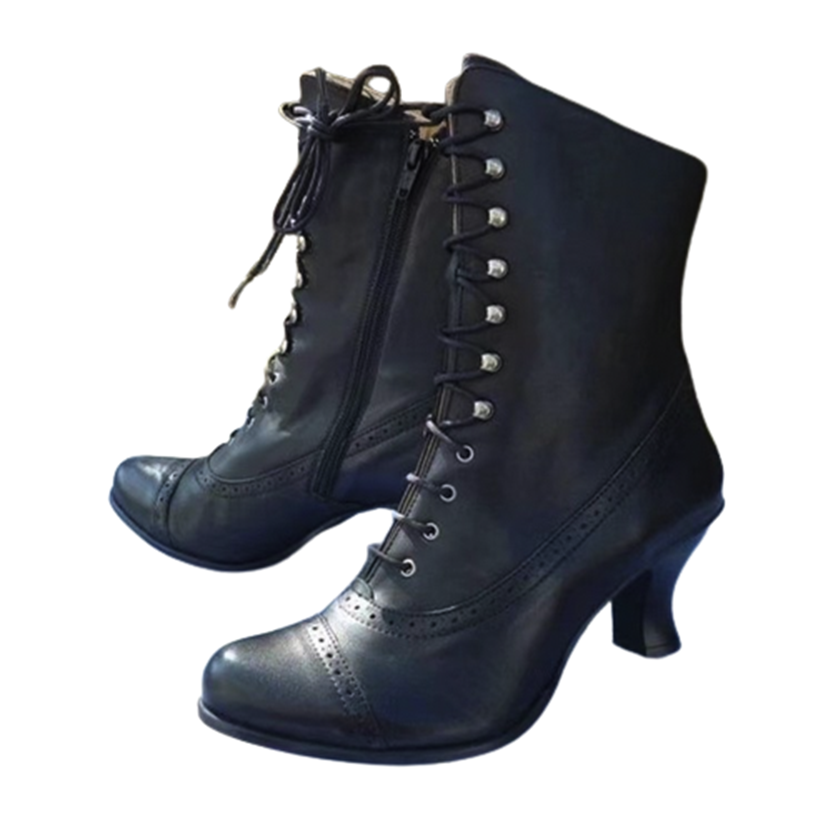 Funki Findz | Boots | Women's Steampunk Victorian Granny Boot