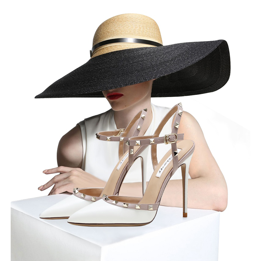 Funki Findz | Shoes | Women's Genuine Leather High Slingbacks