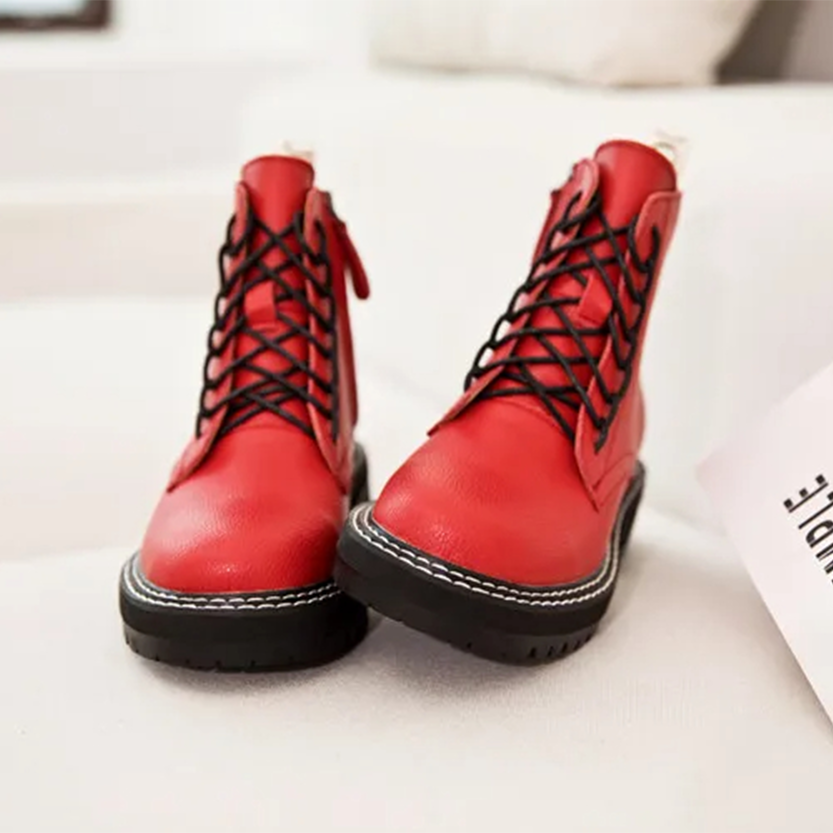Funki Findz | Boots | Women's Real Leather Lace Up Ankle Boots