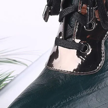 Funki Findz | Boots | Women's High Heeled Lace-up Ankle Boots