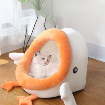 Funki Findz | Pet Beds | Cat Bed | Warm Cozy Kitten Cat Cave