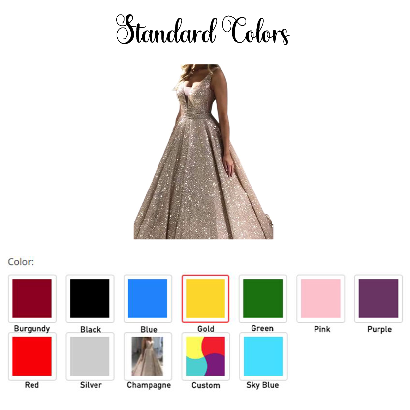 Funki Findz | Dresses | Women's Long Sparkly Sequin Ball Gown
