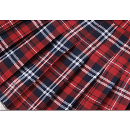 Funki Findz | Skirts | Women's Short Pleated Plaid Skirts | A-line