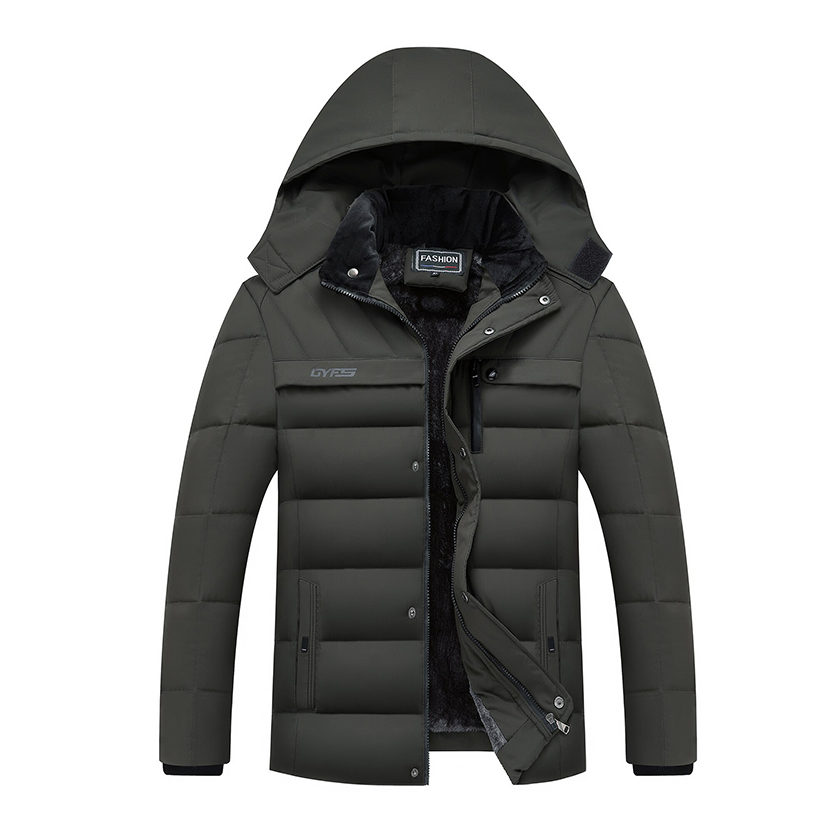 Funki Findz | Jackets | Men's Warm Winter Hooded Fleece Parka
