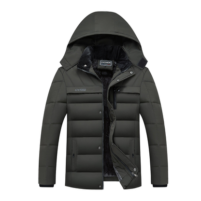 Funki Findz | Jackets | Men's Warm Winter Hooded Fleece Parka