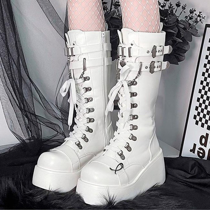 Funki Findz | Boots | Women's New Gothic Style Platform Boots