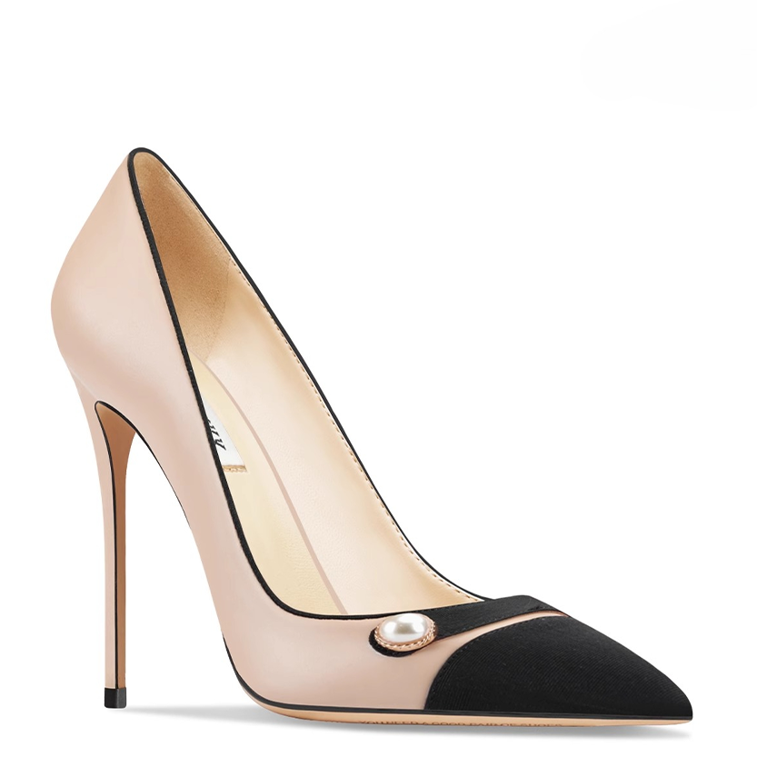Funki Findz | Shoes | Women's Luxury Pearl Button High Stilettos