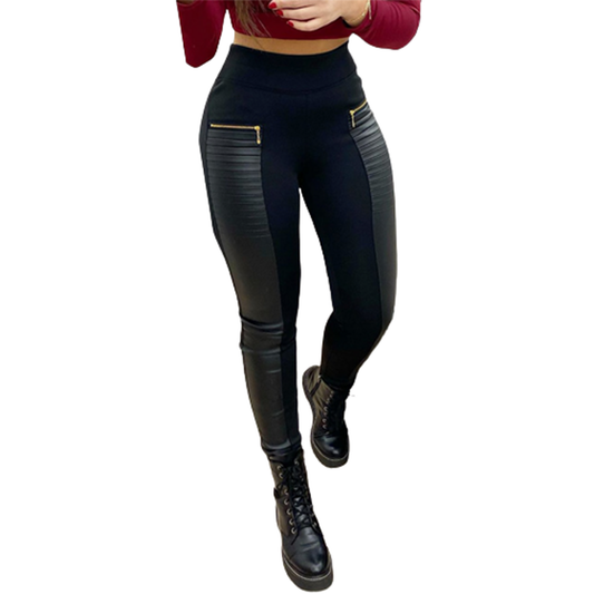 Funki Findz | Pants | Women Fashion PU Leather Pencil Pant