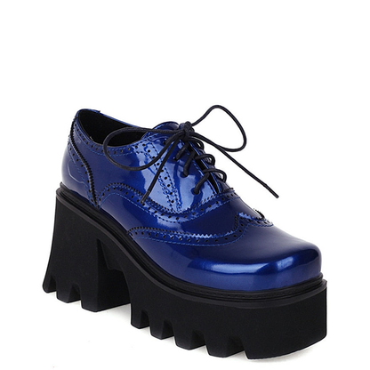 Funki Findz | Shoes | Women's British Walker Patent Platforms