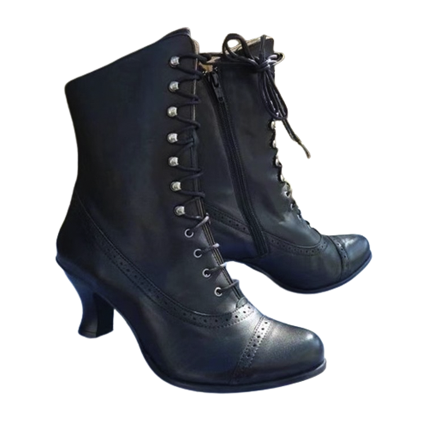 Funki Findz | Boots | Women's Steampunk Victorian Granny Boot