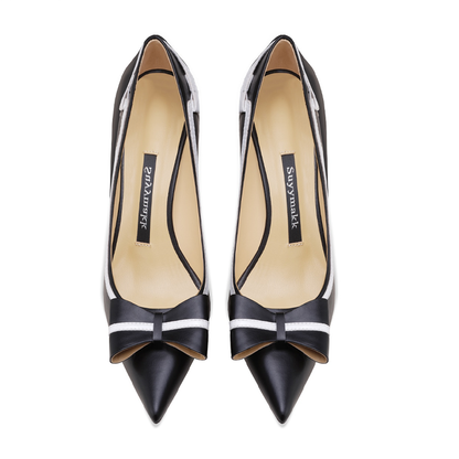 Funki Findz | Shoes | Women's Leather Butterfly-Knot Stilettos
